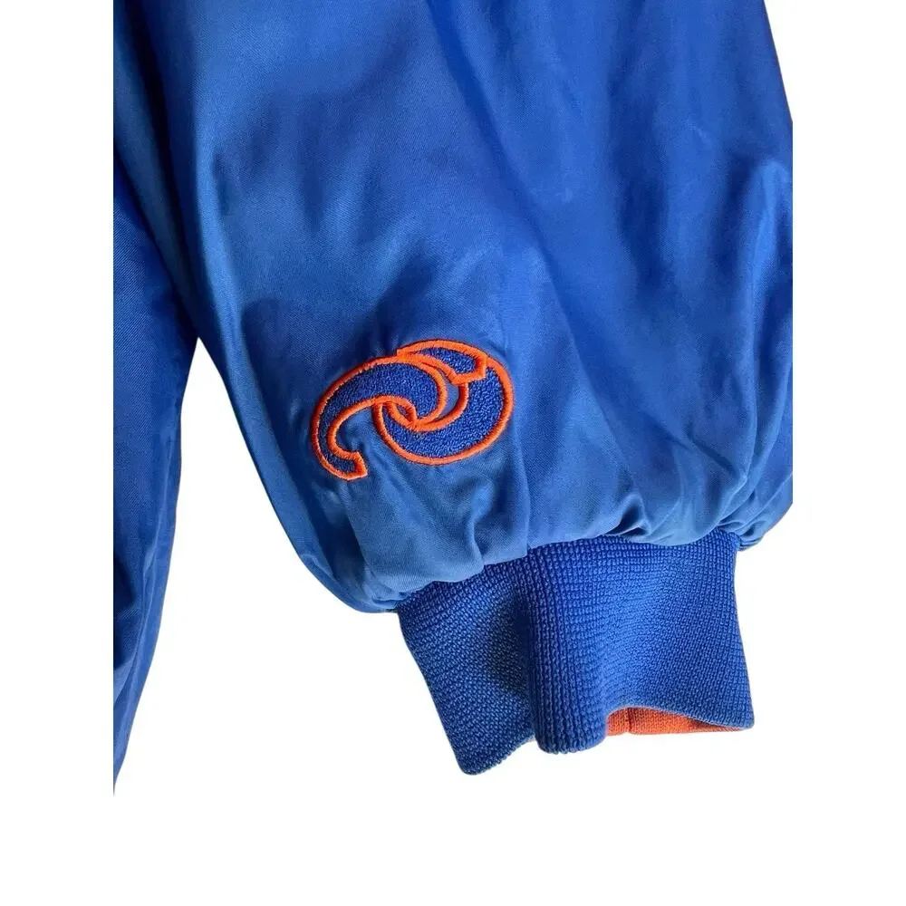 Vintage NY Knicks NBA Reversible Quilted Embroidered Varsity Jacket - Sz XXL - Picture 12 of 16